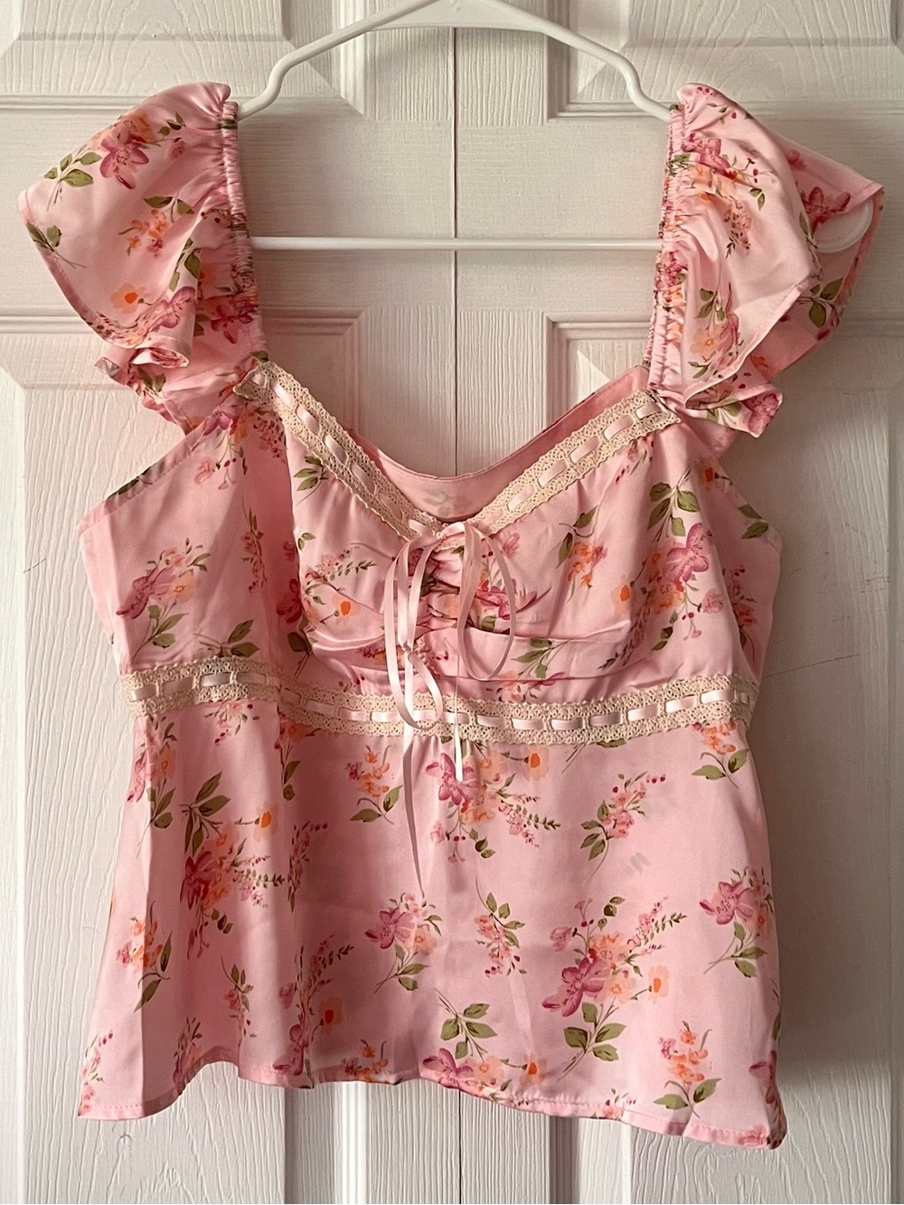 Bailey Rose Floral Short Sleeve Blouse